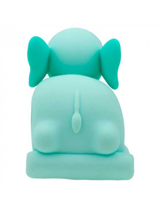 Lámpara Nocturna LED RGB Recargable con Despertador Modelo Elefante Mecedora MARY´S