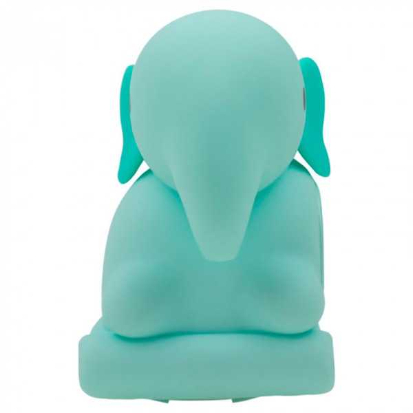 Lámpara Nocturna LED RGB Recargable con Despertador Modelo Elefante Mecedora MARY´S