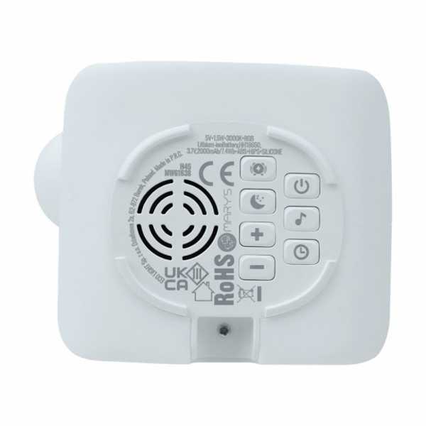 Lámpara Nocturna LED RGB Recargable con Despertador Modelo Unicornio Mecedora MARY´S