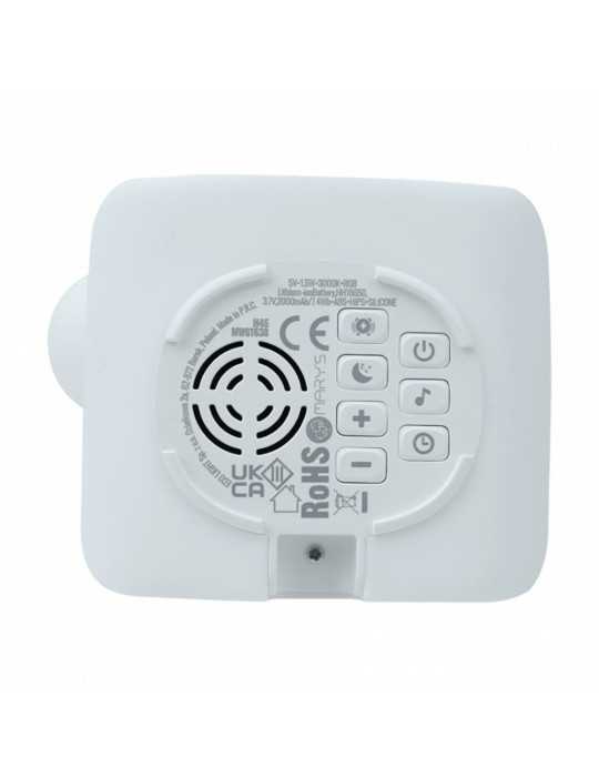 Lámpara Nocturna LED RGB Recargable con Despertador Modelo Unicornio Mecedora MARY´S