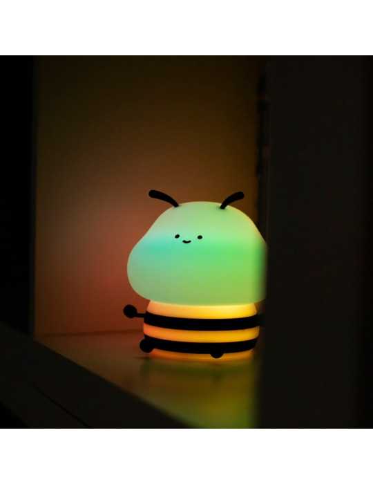 Lámpara Nocturna LED RGB Recargable Modelo Abeja MARY´S
