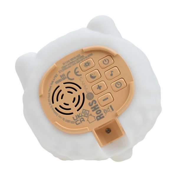 Lámpara Nocturna LED RGB Recargable con Despertador Modelo Oveja MARY´S