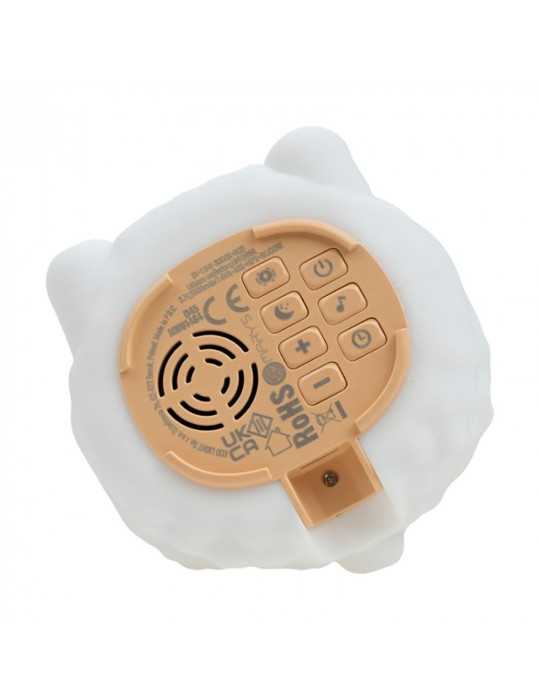 Lámpara Nocturna LED RGB Recargable con Despertador Modelo Oveja MARY´S