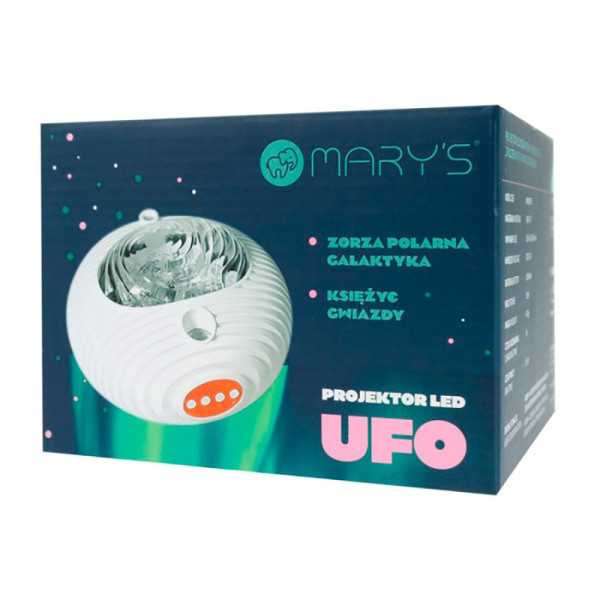 Proyector Recargable Ufo Galaxy Rgbw con Control Remoto MARY´S