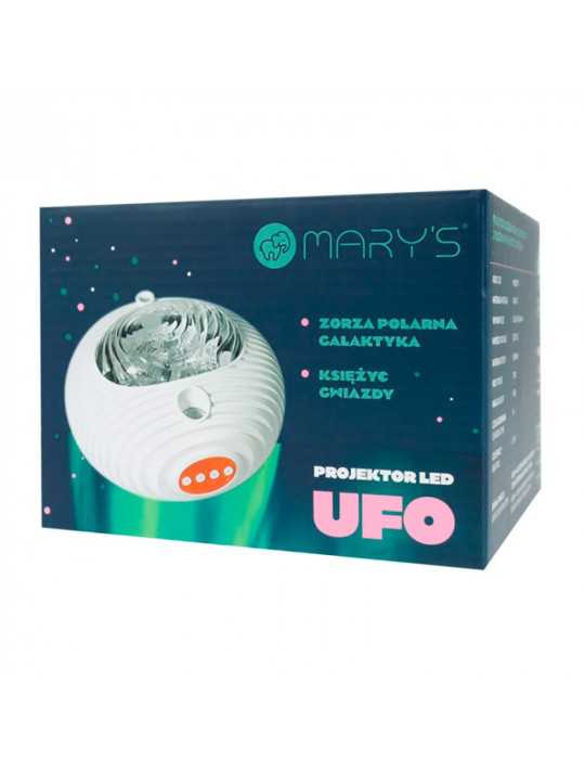 Proyector Recargable Ufo Galaxy Rgbw con Control Remoto MARY´S