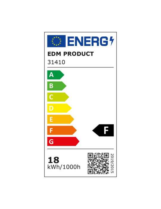 Regleta Estanca LED IP65 18 w 1990 lm 6500 k Luz Fria 5,9 x 59 x 6,6 cm EDM