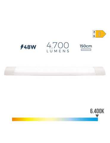 Regleta LED 48 W 6500 K Luz Fria 4700 lm 150 x 3,1 x 12 cm EDM