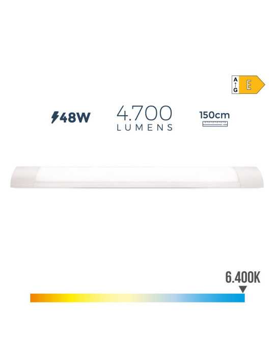 Regleta LED 48 W 6500 K Luz Fria 4700 lm 150 x 3,1 x 12 cm EDM