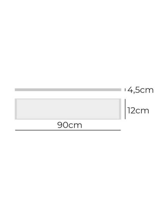 Regleta LED 35 W 6400 K Luz Fría 3600 lm 12 x 90 x 4,5 cm EDM