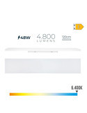 Regleta LED 48 W 6400 K Luz Fría 4800 lm 12 x 120 x 4,5 cm EDM