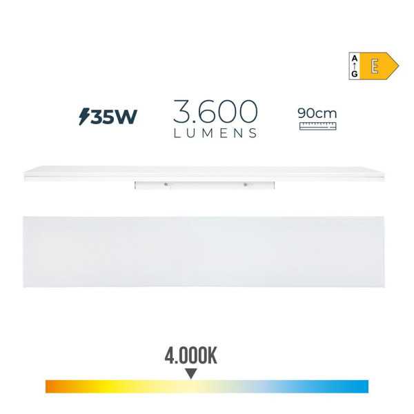 Regleta LED 35 W 4000 K Luz Día 3600 lm 90 x 4.5 x 12 cm EDM