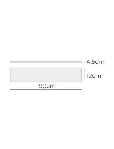 Regleta LED 35 W 4000 K Luz Día 3600 lm 90 x 4.5 x 12 cm EDM 2