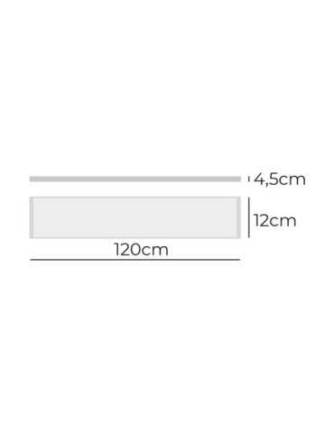 Regleta LED 48 W 4000 K Luz Día 4800 lm 12 x 120 x 4,5 cm EDM 2
