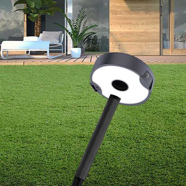 Aplique Solar - Estaca 4W 500 Lm EDM