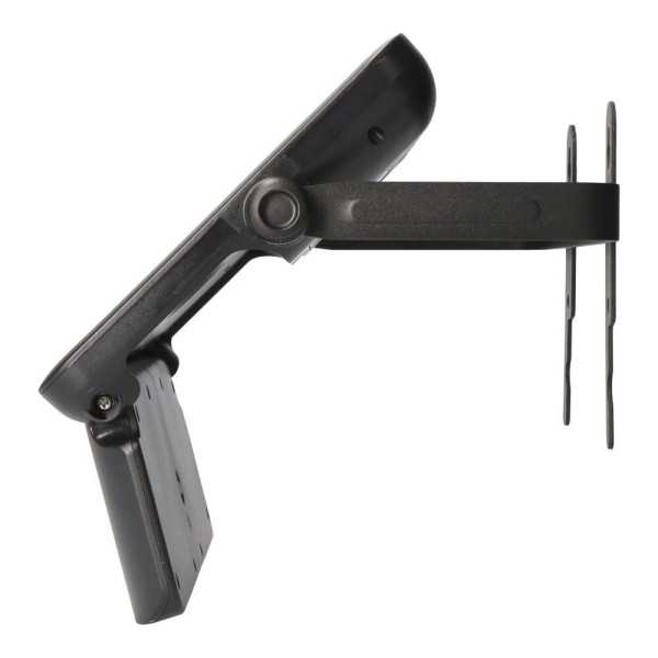 Aplique Solar 10W 1150lm Recargable. Sensor Presencia (2-8m) Color Negro 27,5x19,6cm EDM
