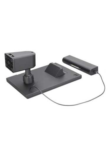 Aplique Solar LED 6W 720lm 6.500K con Sensor Crepuscular y Movimiento. Punto de Luz Extraíble. Color Negro EDM 2