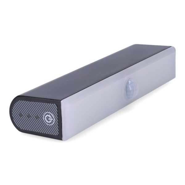 Aplique Solar LED 6W 720lm 6.500K con Sensor Crepuscular y Movimiento. Punto de Luz Extraíble. Color Negro EDM
