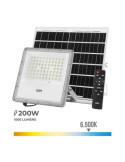 Foco Proyector LED Solar 200 W 1500 lm 6500 K Luz Fría EDM