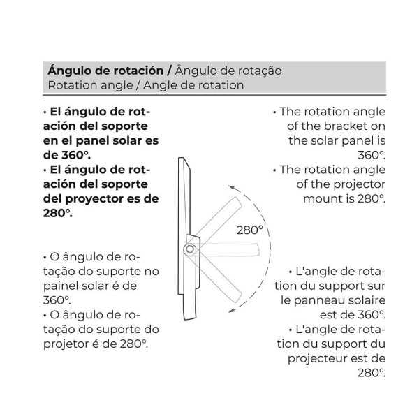 Foco Proyector LED Solar 200 W 1500 lm 6500 K Luz Fría EDM