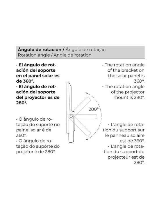 Foco Proyector LED Solar 200 W 1500 lm 6500 K Luz Fría EDM