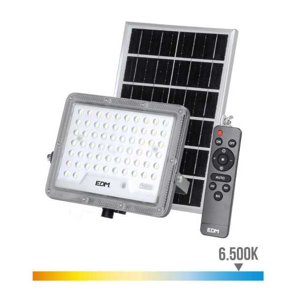 Foco Proyector Solar Slim 300 W 2500 lm 6500 K Luz Fría EDM