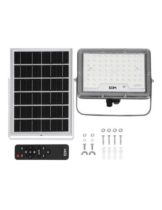 Foco Proyector Solar Slim 300 W 2500 lm 6500 K Luz Fría EDM