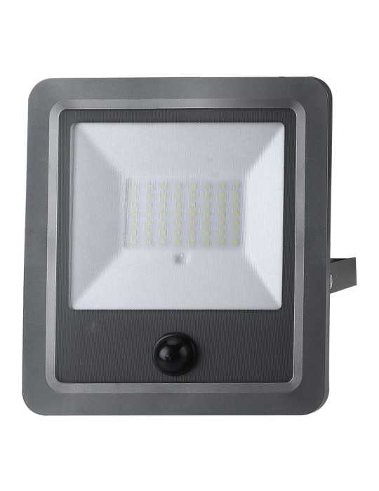 Foco Proyector Solar con Sensor 100 W 1200 lm 6500 K Luz Fría EDM