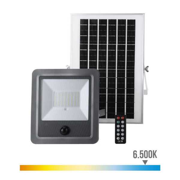 Foco Proyector Solar con Sensor 300 W 3500 lm 6500 K Luz Fría EDM