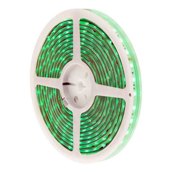 Tira LED Adhesiva 4,5 W/m 20 lm/W 24 V DC IP65, 5 m x 12 mm, RGB, Multicolor, WIFI Tuya App EDM