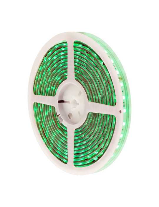 Tira LED Adhesiva 4,5 W/m 20 lm/W 24 V DC IP65, 5 m x 12 mm, RGB, Multicolor, WIFI Tuya App EDM