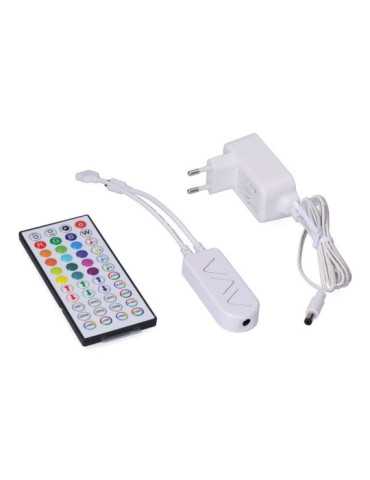 Controlador + Mando + Transformador para Tira de LED RGB 31933 EDM
