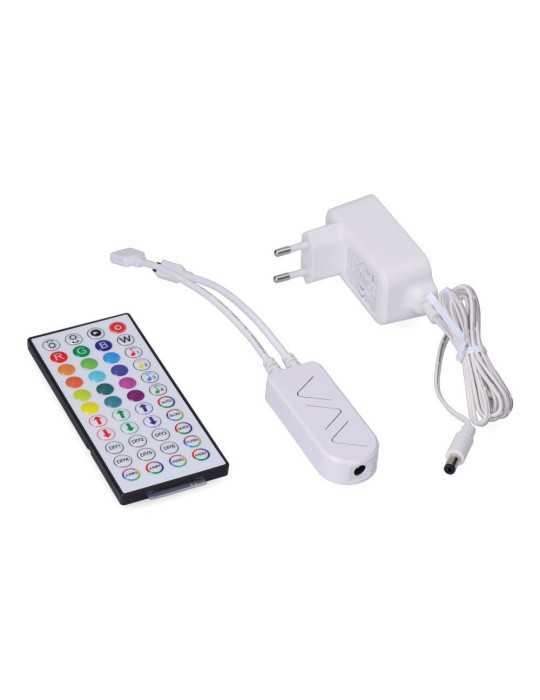 Controlador + Mando + Transformador para Tira de LED RGB 31933 EDM