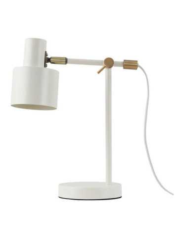 Lámpara de Mesa Serantes, 1xE27, Color Blanco Roto, 300 x 140 x 351 mm FBRIGHT