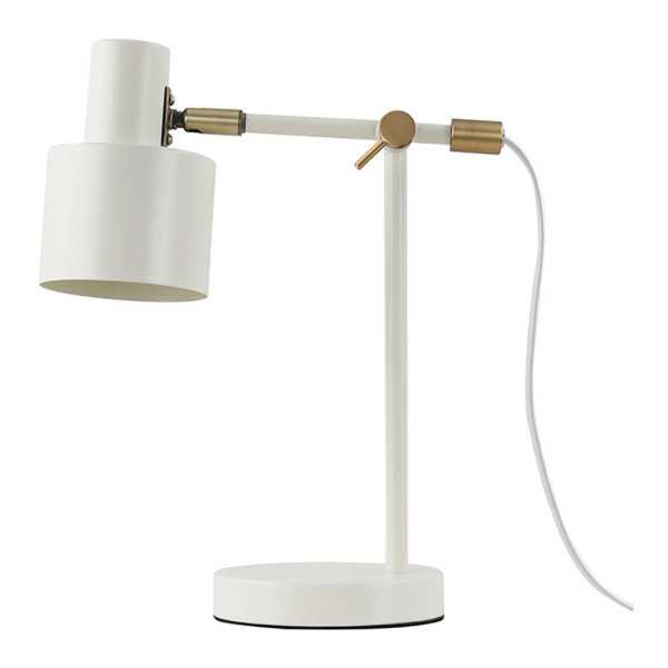 Lámpara de Mesa Serantes, 1xE27, Color Blanco Roto, 300 x 140 x 351 mm FBRIGHT