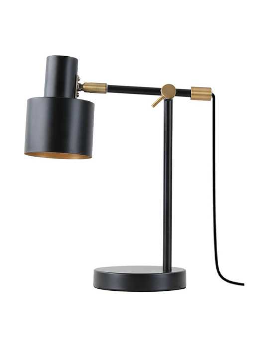Lámpara de Mesa Serantes, 1xE27, Color Negro, 300 x 140 x 351 mm FBRIGHT