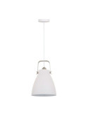Lámpara de Techo, Colgante, E27, Blanco + Nickel, Ø270 x 1200 mm FBRIGHT