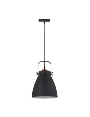Lámpara de Techo, Colgante, E27, Negro + Cobre, Ø270 x 1200 mm FBRIGHT