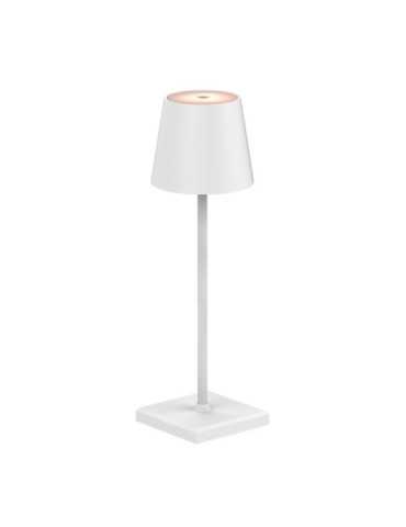 Lámpara de Mesa LED, Tono Regulable, 260 lm 3,3 W, Recargable USB, Blanca FBRIGHT