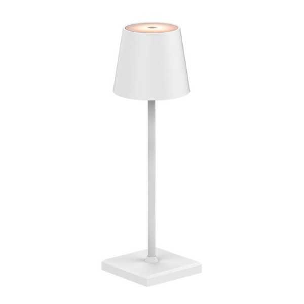 Lámpara de Mesa LED, Tono Regulable, 260 lm 3,3 W, Recargable USB, Blanca FBRIGHT
