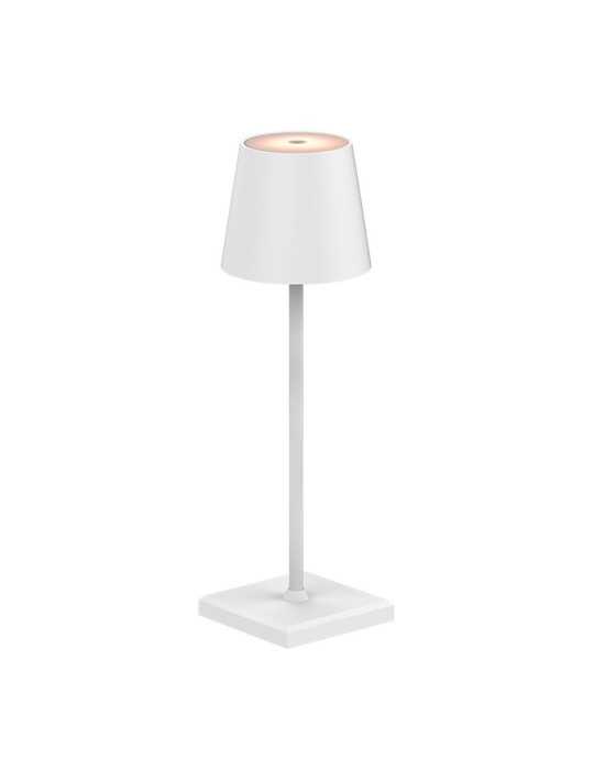 Lámpara de Mesa LED, Tono Regulable, 260 lm 3,3 W, Recargable USB, Blanca FBRIGHT