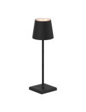 Lámpara de Mesa LED, Tono Regulable, 260 lm 3,3 W, Recargable USB, Negra FBRIGHT