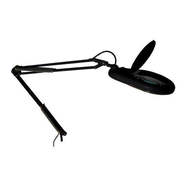 Flexo LED Lupa 3x, 9 W 685 lm 6500 K, Negro, 350 x 950 mm FBRIGHT