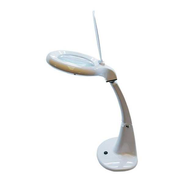 Flexo LED Lupa Aumento 3x 12x, 4 W 300 lm 6500 K, Blanco, 190 x 380 mm FBRIGHT