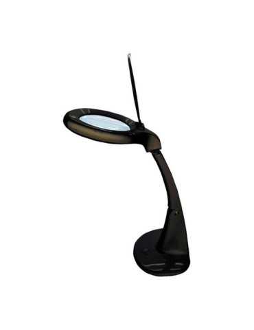 Flexo LED Lupa Aumento 3x 12x, 4 W 300 lm 6500K, Negro, 190 x 380 mm FBRIGHT