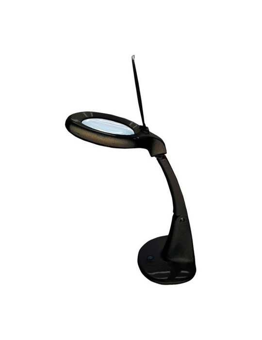 Flexo LED Lupa Aumento 3x 12x, 4 W 300 lm 6500K, Negro, 190 x 380 mm FBRIGHT