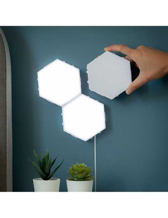 Paneles de LED Modulares Magnéticos y Táctiles, 3 unidades INNOVAGOODS