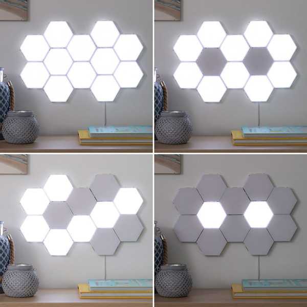 Paneles de LED Modulares Magnéticos y Táctiles, 3 unidades INNOVAGOODS