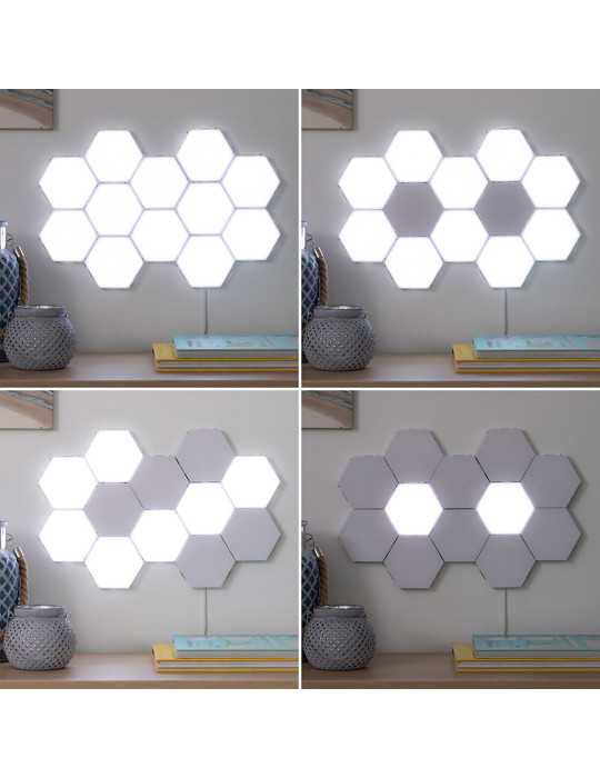 Paneles de LED Modulares Magnéticos y Táctiles, 3 unidades INNOVAGOODS