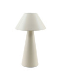 Lámpara de Mesa, E27, tipo Seta, Color Blanco Roto, Ø200 x 325 mm FBRIGHT