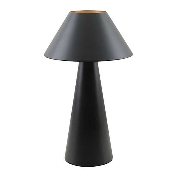 Lámpara de Mesa, E27, tipo Seta, Color Negro, Ø200 x 325 mm FBRIGHT